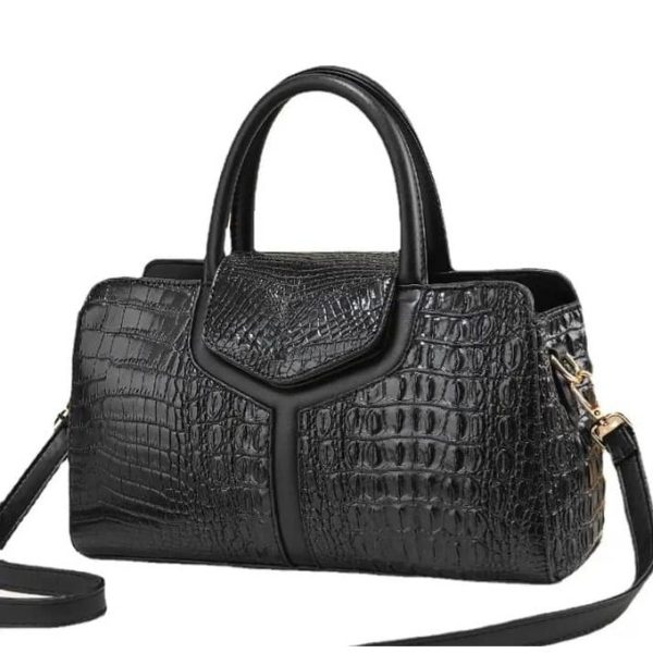 Crocodile Leather Hand And Shoulder Bag