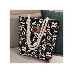 Women Canvas Shoulder Shopping Tote Bag Ladies Handbag